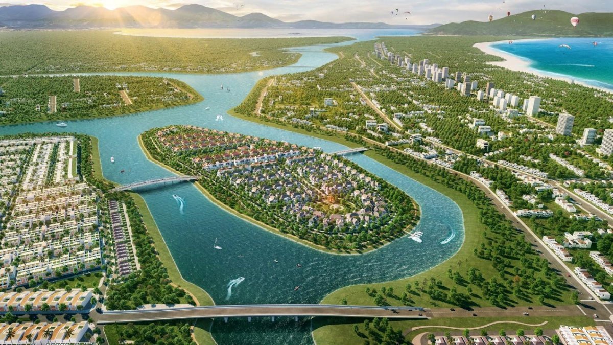 Phối cảnh tổng thể dự án Sunneva Island.