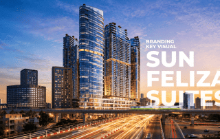 Phối cảnh tổng thể dự án Sun Group Cầu Giấy sở hữu vị trí đắc địa tại trung tâm quận, mang đến không gian sống sang trọng, hiện đại và kiến trúc tinh tế xứng tầm đẳng cấp cho mọi cư dân.