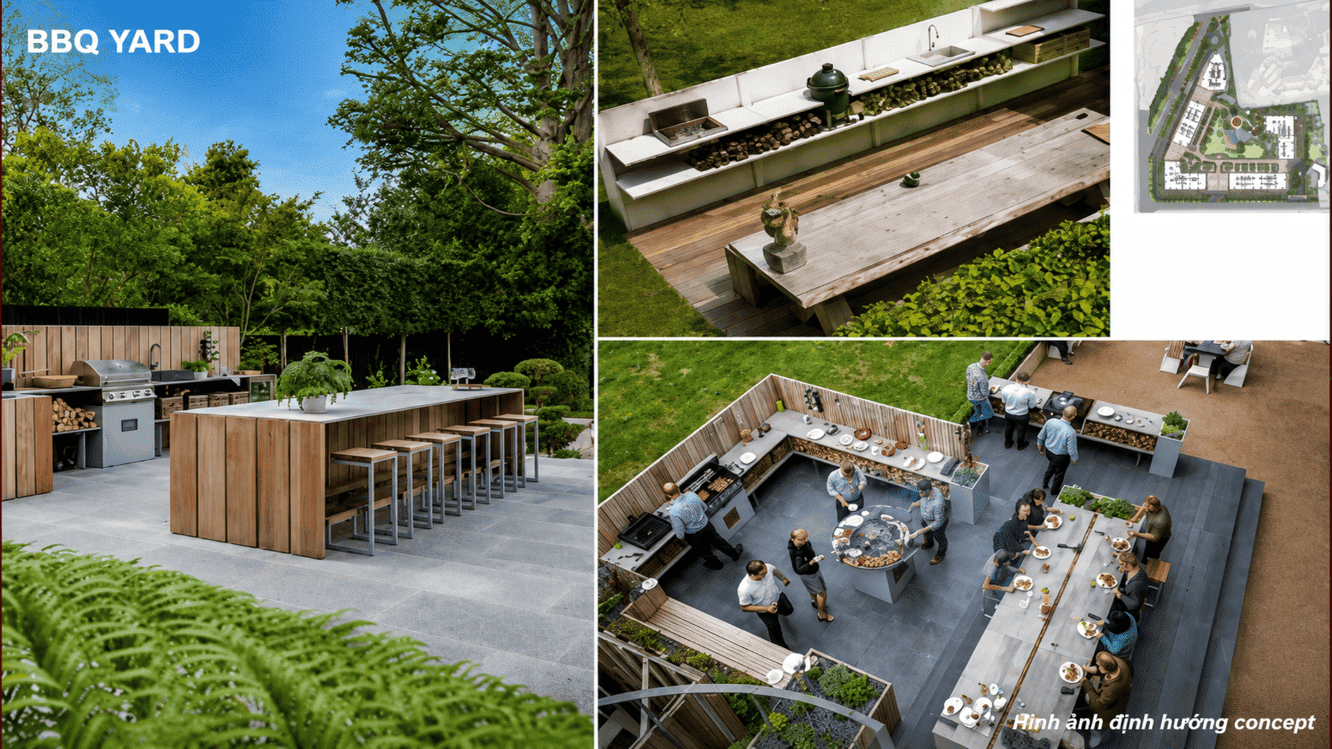 Ý tưởng phát triển cảnh quan sân vườn trên cao thuộc không gian concept Sun Group Cầu Giấy mở ra tầm nhìn bao trọn thành phố, mang tới góc thư giãn yên bình giữa lưng chừng trời xanh lộng gió.