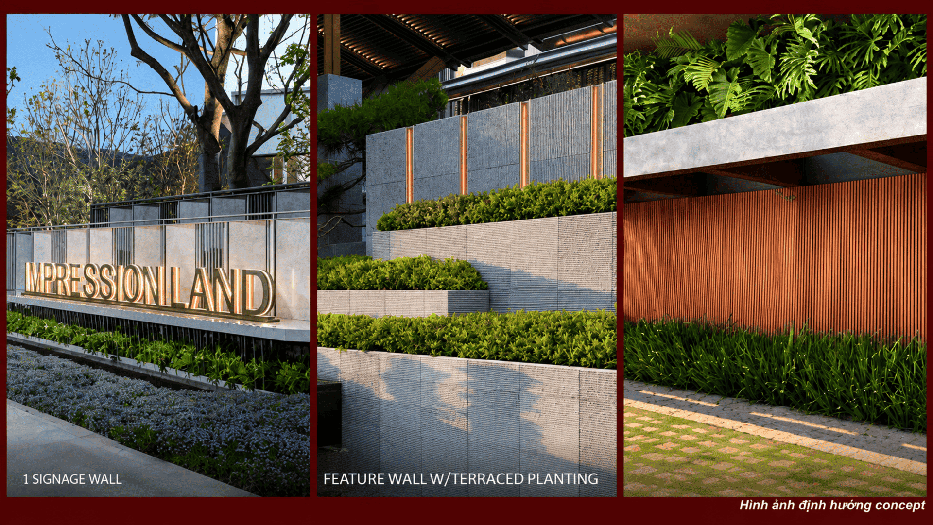 Ý tưởng thiết kế không gian concept tại Sun Group Cầu Giấy lấy cảm hứng từ thiên nhiên sinh thái trong lành, tạo nên sự giao thoa hoàn hảo giữa kiến trúc hiện đại và mảng xanh nghệ thuật độc đáo.